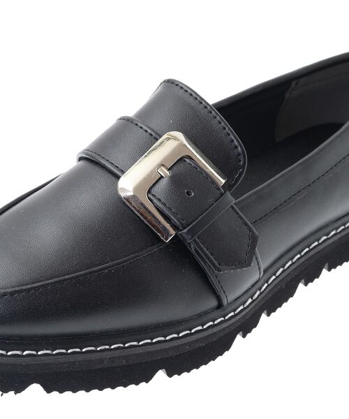 Green Parks(グリーンパークス)の「RUPIS.ベルトローファー(ローファー・レディース・ブラック・M/S/L)」の11枚目の写真