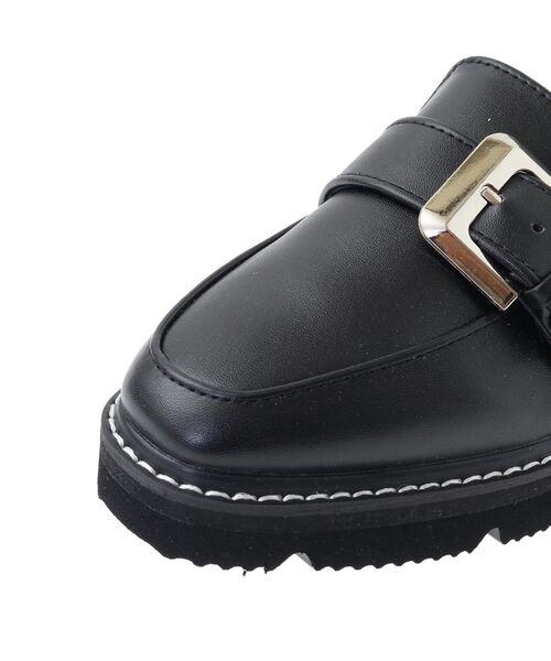 Green Parks(グリーンパークス)の「RUPIS.ベルトローファー(ローファー・レディース・ブラック・M/S/L)」の12枚目の写真