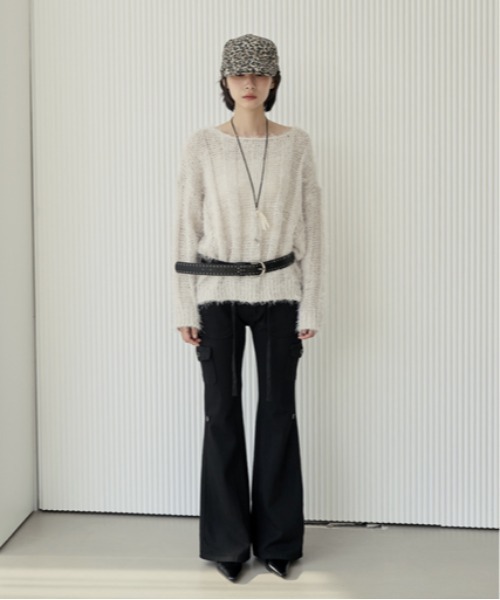 UNE MANSION（ユヌマンション）の「【2024A/W新作アイテム】[サイズボタンで調節可能] レオパードヒョウ柄ビンテージハンチングキャップ（ハンチング/ベレー帽・レディース・レオパード・ONE SIZE）」の2枚目の写真