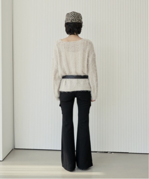 UNE MANSION（ユヌマンション）の「【2024A/W新作アイテム】[サイズボタンで調節可能] レオパードヒョウ柄ビンテージハンチングキャップ（ハンチング/ベレー帽・レディース・レオパード・ONE SIZE）」の4枚目の写真