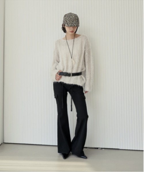 UNE MANSION（ユヌマンション）の「【2024A/W新作アイテム】[サイズボタンで調節可能] レオパードヒョウ柄ビンテージハンチングキャップ（ハンチング/ベレー帽・レディース・レオパード・ONE SIZE）」の8枚目の写真