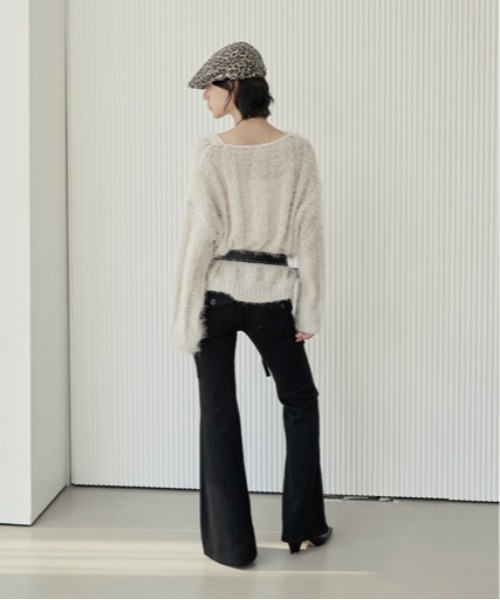 UNE MANSION（ユヌマンション）の「【2024A/W新作アイテム】[サイズボタンで調節可能] レオパードヒョウ柄ビンテージハンチングキャップ（ハンチング/ベレー帽・レディース・レオパード・ONE SIZE）」の9枚目の写真