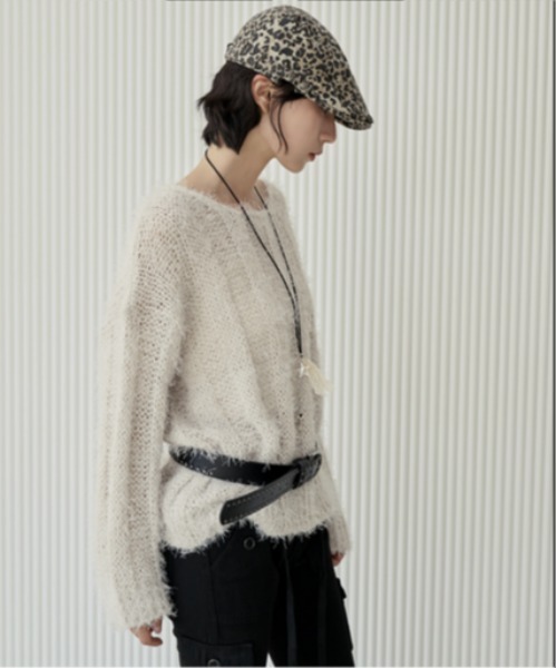 UNE MANSION（ユヌマンション）の「【2024A/W新作アイテム】[サイズボタンで調節可能] レオパードヒョウ柄ビンテージハンチングキャップ（ハンチング/ベレー帽・レディース・レオパード・ONE SIZE）」の10枚目の写真