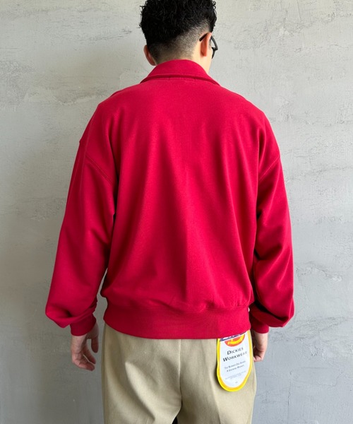 U.S. POLO ASSN.（ユーエスポロアッスン）の「[U.S. POLO ASSN./ユーエスポロアッスン] 別注 ワンポイントロゴ刺繍 ハーフジップポロスウェット（スウェット・レディース・ブラック/グレー/ネイビー/レッド・L/M/S/XL）」の21枚目の写真