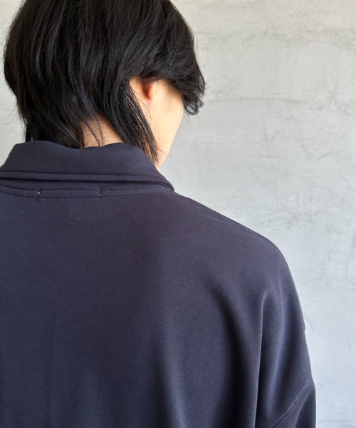 U.S. POLO ASSN.（ユーエスポロアッスン）の「[U.S. POLO ASSN./ユーエスポロアッスン] 別注 ワンポイントロゴ刺繍 ハーフジップポロスウェット（スウェット・レディース・ブラック/グレー/ネイビー/レッド・L/M/S/XL）」の10枚目の写真
