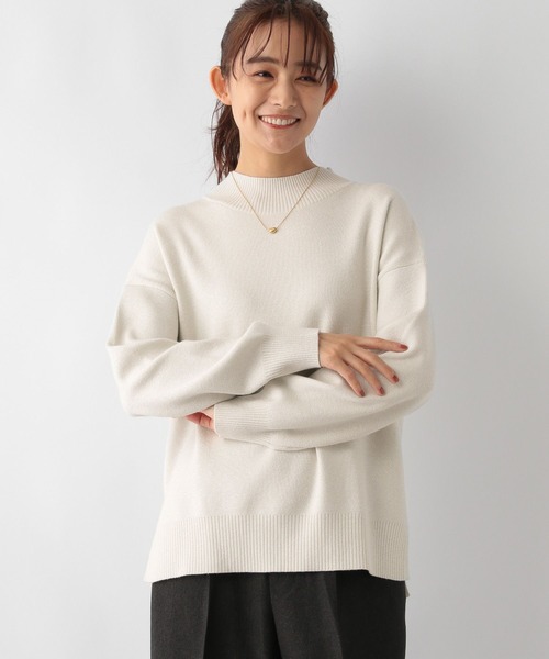 GLOBAL WORK(グローバルワーク)の「メルティスタンドスリットラメプルオーバー/115915(ニット/セーター・レディース・モカ/シルバー・SMALL/MEDIUM/LARGE)」の7枚目の写真