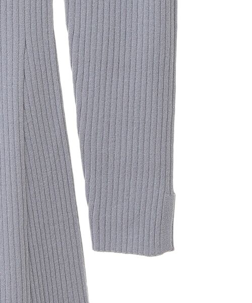 earth music&ecology（アースミュージックアンドエコロジー）の「襟レースニットワンピース（ワンピース・レディース・アイボリー/ブラック/サックスブルー・FREE）」の22枚目の写真