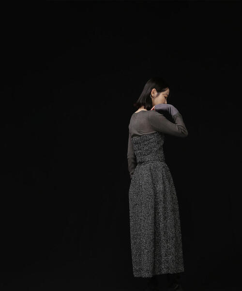 NATURAL BEAUTY BASIC（ナチュラルビューティーベーシック）の「◇ツイードビスチェ（キャミソール・レディース・ブラック系その他/ベージュ系その他・FREE）」の11枚目の写真