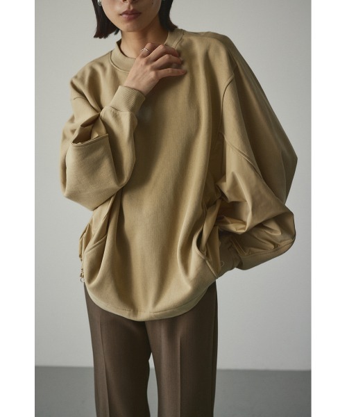 【セール】コンビネーションスウェットトップ（スウェット）｜STYLEMIXER（スタイルミキサー）