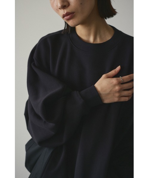 STYLEMIXER（スタイルミキサー）の「コンビネーションスウェットトップ（スウェット・レディース・ブラック/ベージュ/ホワイト・FREE）」の19枚目の写真