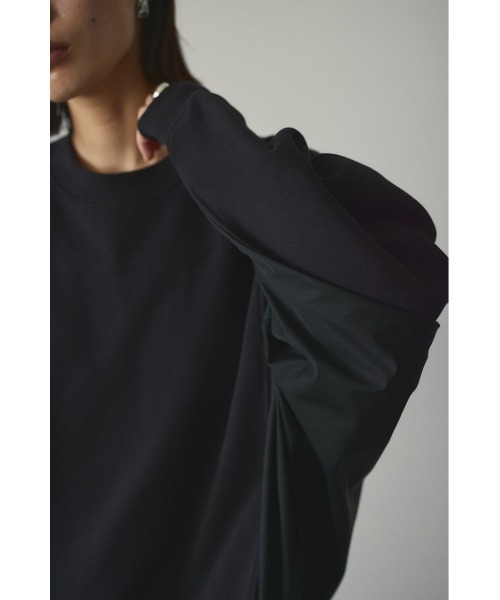 STYLEMIXER（スタイルミキサー）の「コンビネーションスウェットトップ（スウェット・レディース・ブラック/ベージュ/ホワイト・FREE）」の20枚目の写真