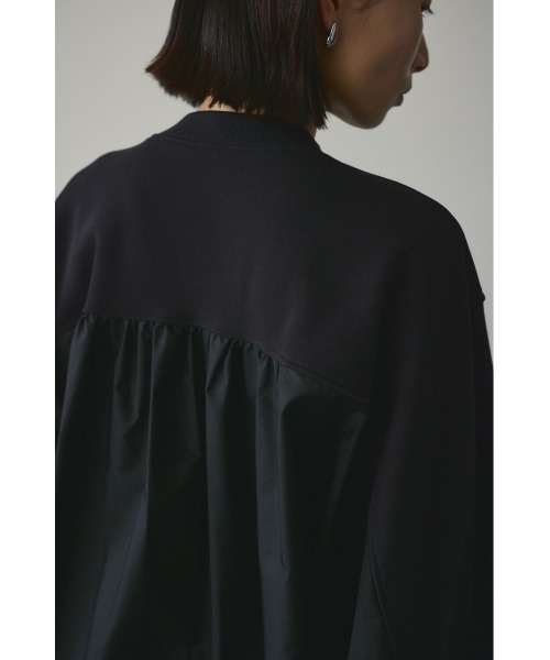 STYLEMIXER（スタイルミキサー）の「コンビネーションスウェットトップ（スウェット・レディース・ブラック/ベージュ/ホワイト・FREE）」の21枚目の写真