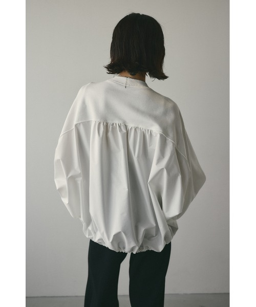 STYLEMIXER（スタイルミキサー）の「コンビネーションスウェットトップ（スウェット・レディース・ブラック/ベージュ/ホワイト・FREE）」の9枚目の写真