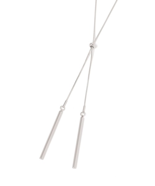 GLOBAL WORK（グローバルワーク）の「ステンレスバーネックレス/160620（ネックレス・レディース・シルバー/ゴールド・ONE SIZE）」の2枚目の写真