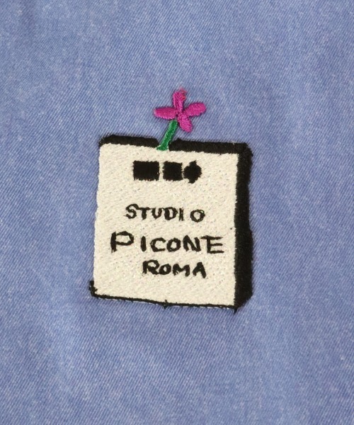 STUDIO PICONE(スタジオピッコーネ)の「ツイル刺繍ブラウス(シャツ/ブラウス・レディース・キャメル/ブルー/ネイビー/ホワイト・L/M/LL)」の13枚目の写真