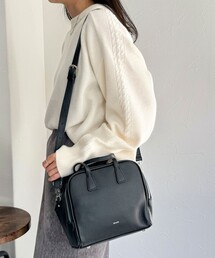 fredy emue | 【BEAURE/ヴュレ】ソフトレザーボックスボストンバック(ボストンバッグ)
