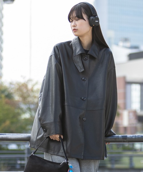 セール】《hideka original》3WAYヴィンテージライクフェイクレザー 