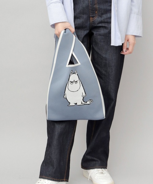 MOOMIN(ムーミン)の「ニット マルシェバッグ トートバッグ(トートバッグ・レディース・ブルー/グリーン/レッド・FREE)」の11枚目の写真