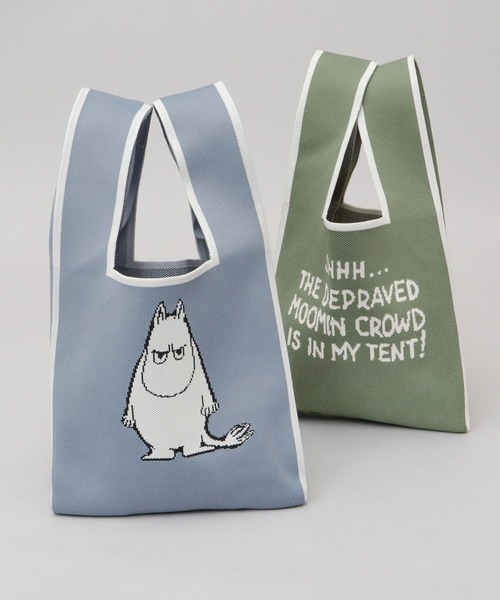 MOOMIN(ムーミン)の「ニット マルシェバッグ トートバッグ(トートバッグ・レディース・ブルー/グリーン/レッド・FREE)」の17枚目の写真