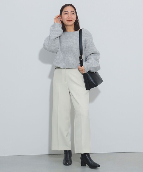 クロップド リボン カーディガン（手洗い可能）（カーディガン/ボレロ）｜BEAMS HEART（ビームスハート）