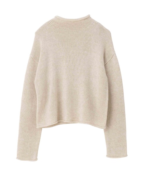 SEA（シー）の「コットン ロールネックニット（ニット/セーター・レディース・アイボリー/ホワイト・ONE SIZE）」の13枚目の写真