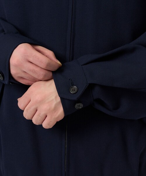 MARKAWARE　ネイビー ウールサバイバルクロスジャケット サイズ3 セール】3/60オーガニックウールサバイバルクロス/ワイドスポーツ