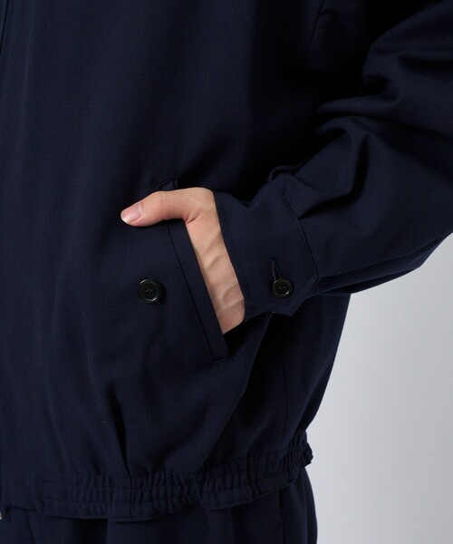 MARKAWARE　ネイビー ウールサバイバルクロスジャケット サイズ3 3/60オーガニックウールサバイバルクロス / ワイドスポーツ