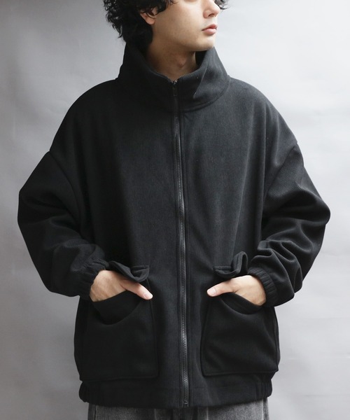 8(eight)(エイト)の「コーデュロイ裏起毛ジャケット(ブルゾン・メンズ・ネイビー/カーキ系/ブラック・X-LARGE/MEDIUM/LARGE)」の14枚目の写真