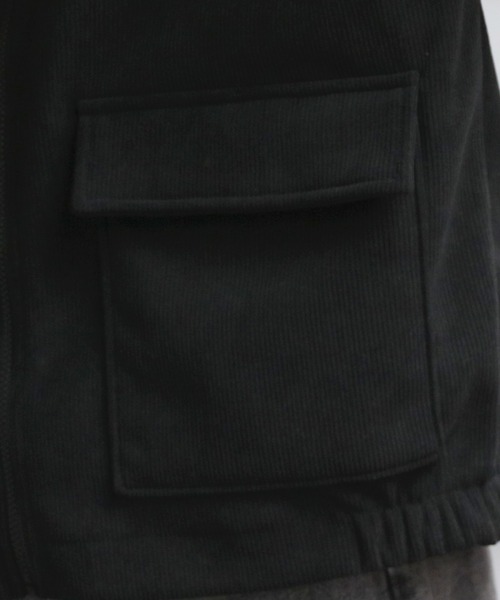 8(eight)(エイト)の「コーデュロイ裏起毛ジャケット(ブルゾン・メンズ・ネイビー/カーキ系/ブラック・X-LARGE/MEDIUM/LARGE)」の19枚目の写真