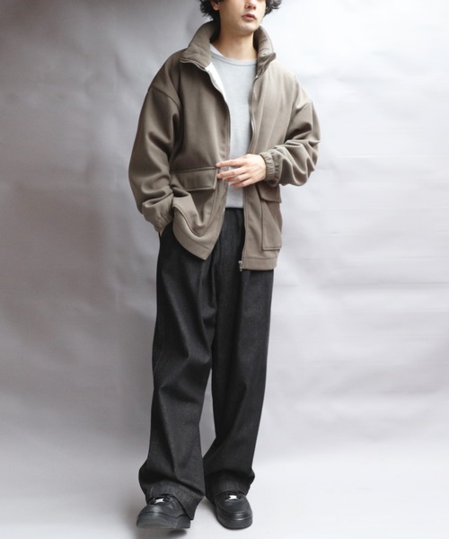 8(eight)(エイト)の「コーデュロイ裏起毛ジャケット(ブルゾン・メンズ・ネイビー/カーキ系/ブラック・X-LARGE/MEDIUM/LARGE)」の22枚目の写真