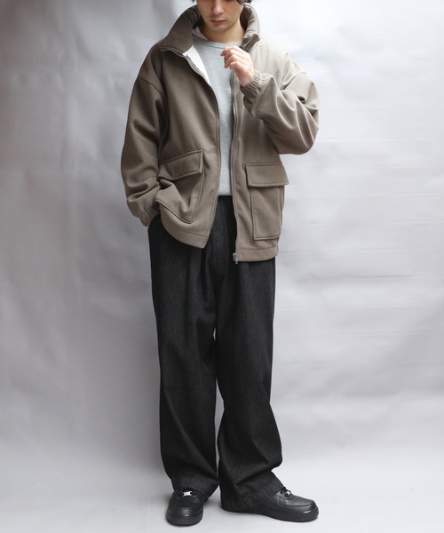 8(eight)(エイト)の「コーデュロイ裏起毛ジャケット(ブルゾン・メンズ・ネイビー/カーキ系/ブラック・X-LARGE/MEDIUM/LARGE)」の18枚目の写真