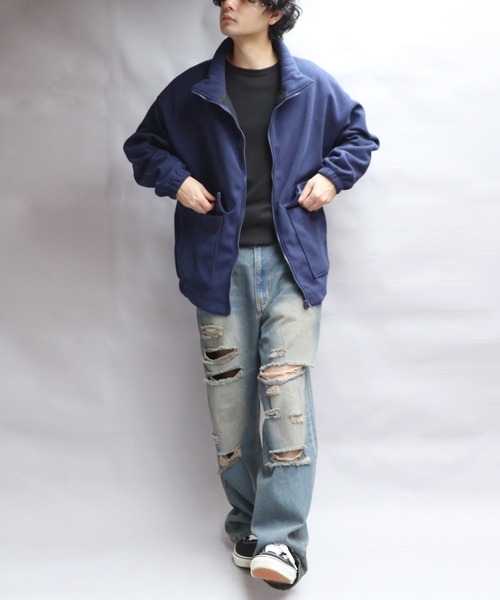 8(eight)(エイト)の「コーデュロイ裏起毛ジャケット(ブルゾン・メンズ・ネイビー/カーキ系/ブラック・X-LARGE/MEDIUM/LARGE)」の12枚目の写真