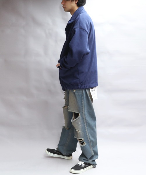 8(eight)(エイト)の「コーデュロイ裏起毛ジャケット(ブルゾン・メンズ・ネイビー/カーキ系/ブラック・X-LARGE/MEDIUM/LARGE)」の5枚目の写真