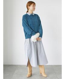 Lugnoncure（ルノンキュール）の「【イージーケア】レギュラーシャツワンピース（ワンピース）」