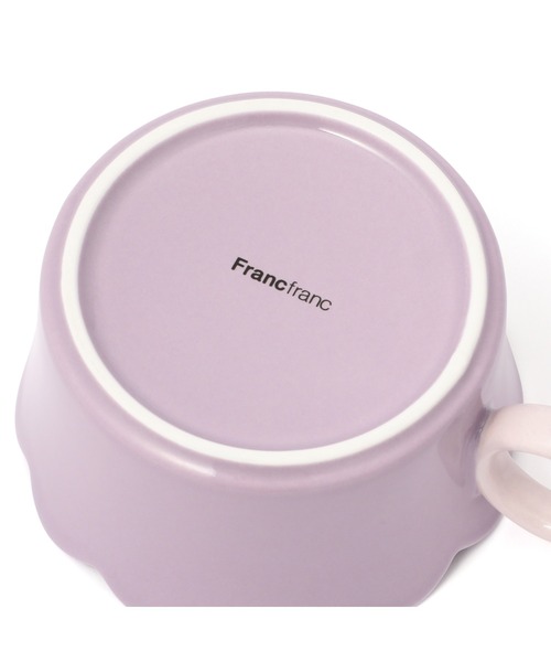 バイカラー フリル スープカップ パープル（食器）｜Francfranc