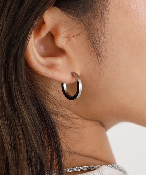 con affetto(ファッション) ピアス K10ダイヤピアス レディース