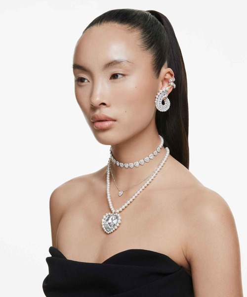 【アリアナグランデ x SWAROVSKI】Tennis チョーカー ネックレス 公式】【スワロフスキー】Ariana Grande x Swarovski Tennis