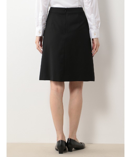 HARUYAMA（ハルヤマ）の「【ウォッシャブル】レディスAラインスカート ブラック 無地 通年（スーツスカート・レディース・ブラック・7号/9号/13号/15号/17号/5号/11号）」の3枚目の写真