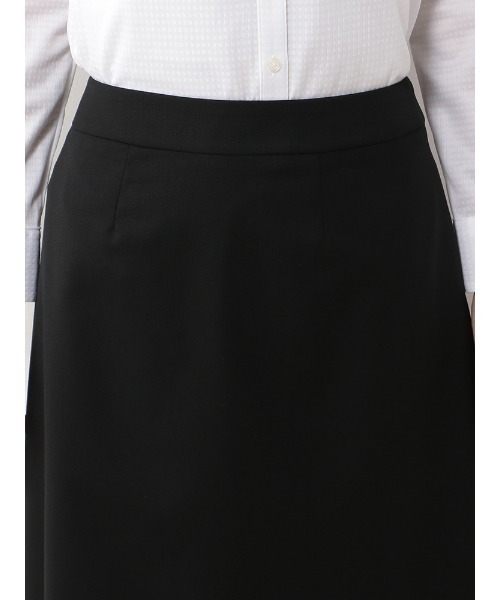 HARUYAMA（ハルヤマ）の「【ウォッシャブル】レディスAラインスカート ブラック 無地 通年（スーツスカート・レディース・ブラック・7号/9号/13号/15号/17号/5号/11号）」の4枚目の写真