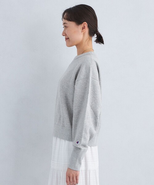 Champion（チャンピオン）の「【別注】＜Champion＞ロングスリーブ スウェット プルオーバー（スウェット・レディース・ブラック/レッド/ナチュラル/グレー・FREE）」の15枚目の写真