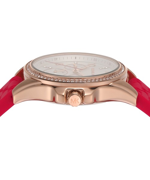 MICHAEL KORS（マイケルコース）の「マイケル・コース 腕時計 レディース アナログ シリコン MKO1005（アナログ腕時計・レディース・レッド・FREE）」の4枚目の写真
