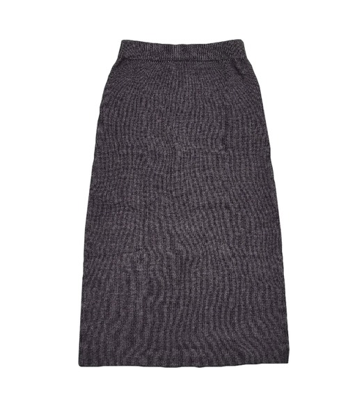 DAY CLOSET(デイ クローゼット)の「レディース 中厚手リブニットスリット入りストレートシルエットスカート(スカート・レディース・ブラック/ブラウン/チャコールグレー/グレー・M/L)」の16枚目の写真