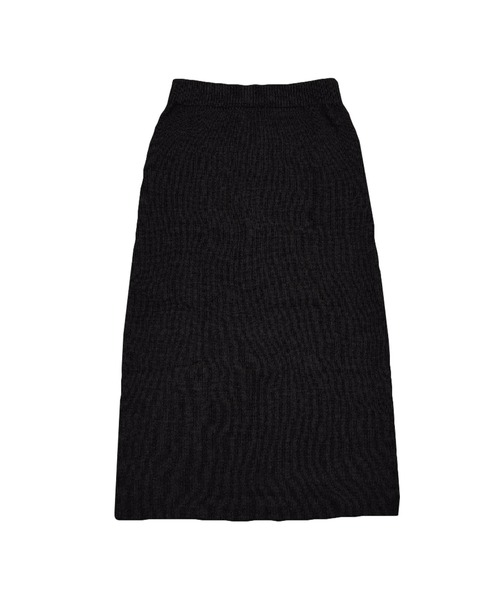 DAY CLOSET(デイ クローゼット)の「レディース 中厚手リブニットスリット入りストレートシルエットスカート(スカート・レディース・ブラック/ブラウン/チャコールグレー/グレー・M/L)」の10枚目の写真
