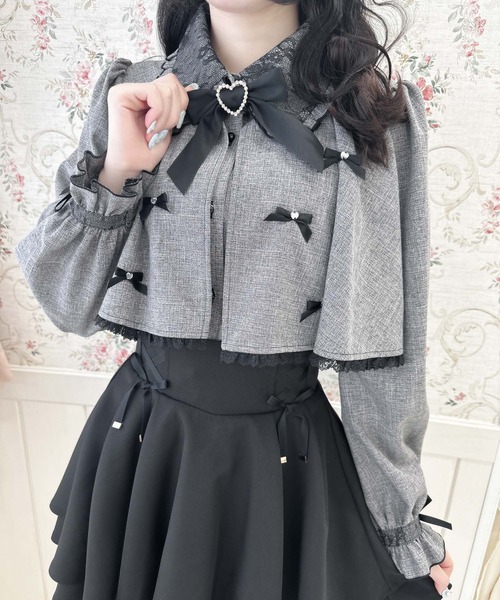 ROJITA(ロジータ)の「プチリボンヨークフレアブラウス(シャツ/ブラウス・レディース・ブラック/ホワイト/ピンク/ピンク系その他2/ホワイト系その他・FREE)」の21枚目の写真