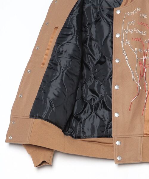 roarguns(ロアーガンズ)の「WOMEN TEXAS MELTON JACKET MESSAGE(ブルゾン・レディース・ベージュ/ブラック・2)」の17枚目の写真