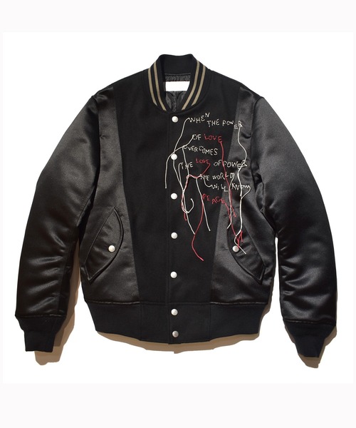 roarguns(ロアーガンズ)の「WOMEN TEXAS MELTON JACKET MESSAGE(ブルゾン・レディース・ベージュ/ブラック・2)」の1枚目の写真