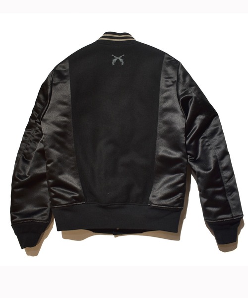 roarguns(ロアーガンズ)の「WOMEN TEXAS MELTON JACKET MESSAGE(ブルゾン・レディース・ベージュ/ブラック・2)」の5枚目の写真
