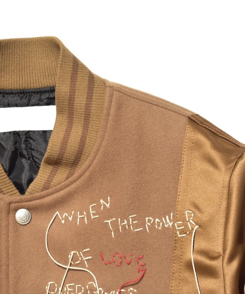 roarguns(ロアーガンズ)の「WOMEN TEXAS MELTON JACKET MESSAGE(ブルゾン・レディース・ベージュ/ブラック・2)」の9枚目の写真