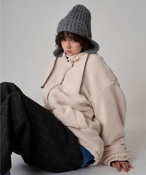 シエルエアー　2WAY BOA BLOUSON ONCILY（オンシェリー）の「2WAY REVERSIBLE BOA BLOUSON / 2ウェイ