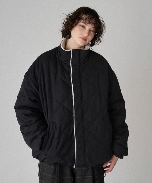 シエルエアー　2WAY BOA BLOUSON これ1着で実質2着分の価値。」ナイロン×ボア2wayリバーシブル胸元刺繍